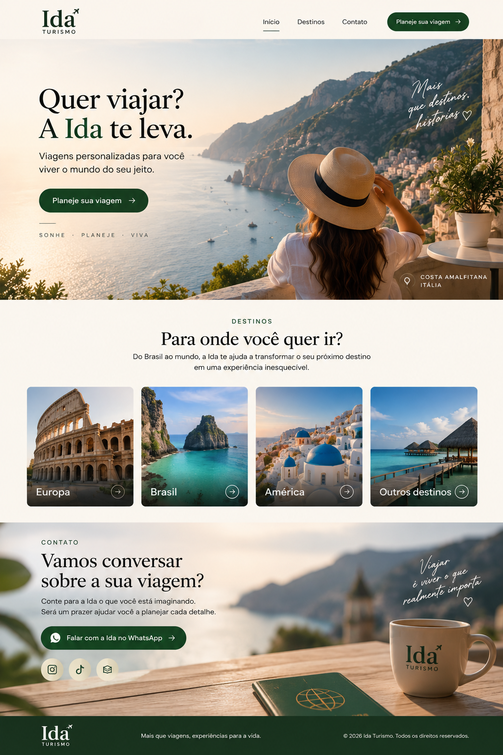 Ida Turismo — Quer viajar? A Ida te leva.